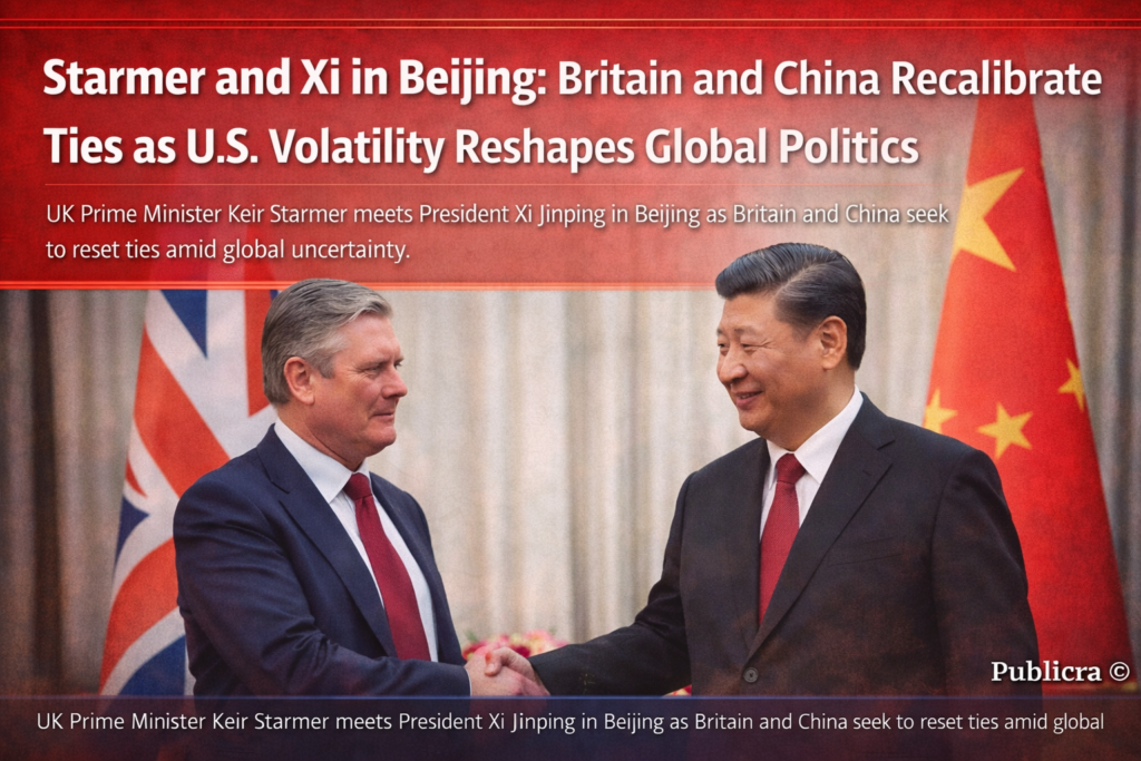 UK Prime Minister Keir Starmer meeting China’s President Xi Jinping in Beijing