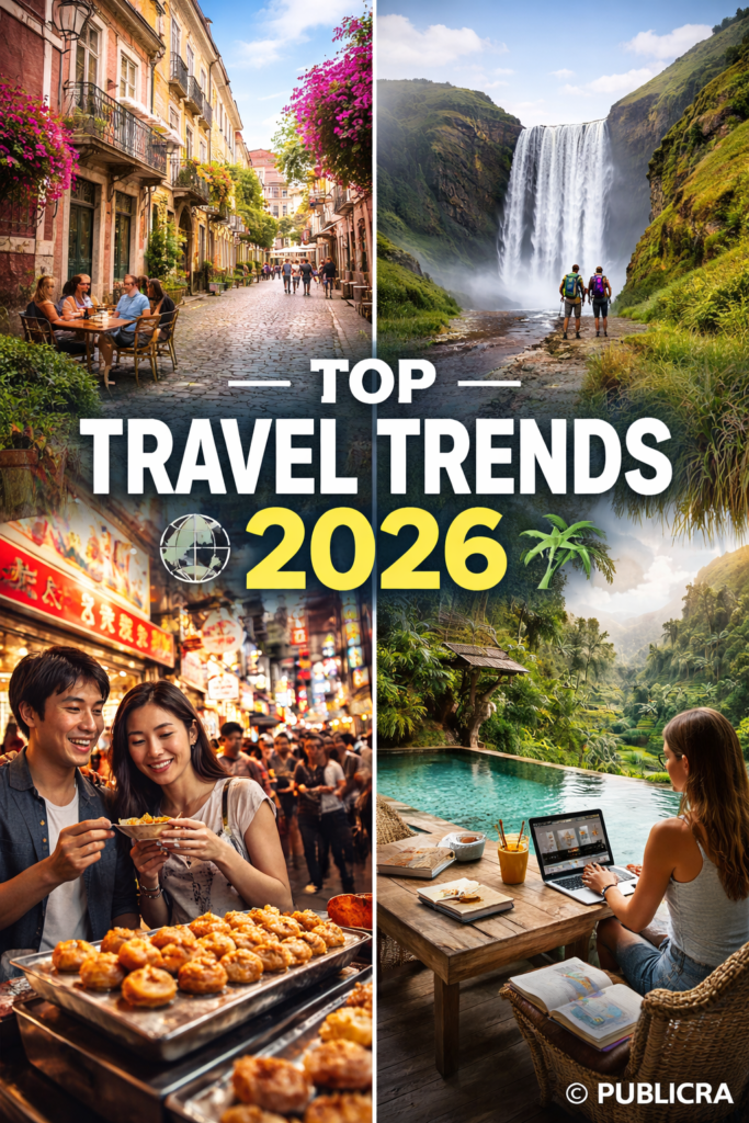 Global travel trends 2026 featuring top destinations and cultural experiences