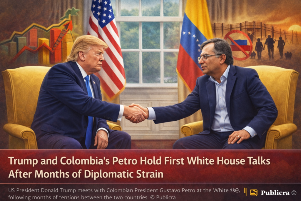 Donald Trump meets Gustavo Petro at the White House after months of US–Colombia tensions